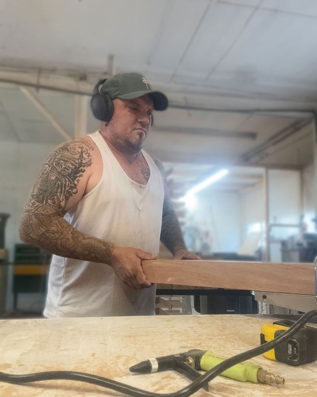 Earl Ackerson, the maker behind Lost Species — carpenter and live-edge artist in Warner, Alberta